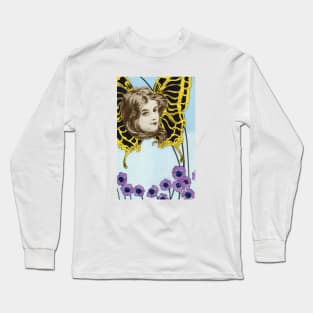 1920 Surrealist Butterfly Long Sleeve T-Shirt